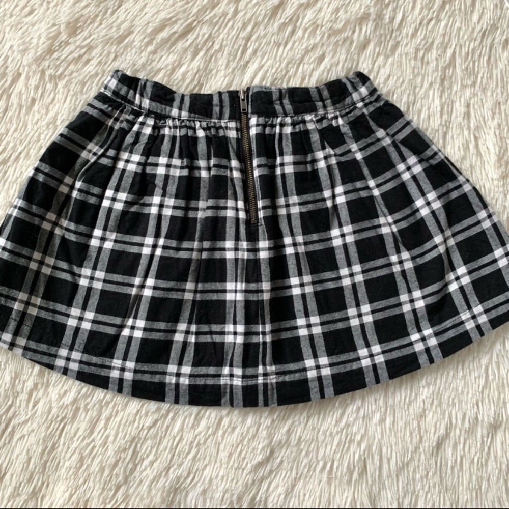 2 Plaid Pleated/Lace Skirts Bundle•Size 6/7 Gap and Crewcuts - Picture 5 of 6